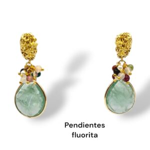 Pendientes fluorita