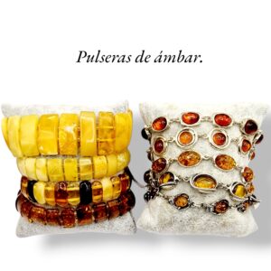 Pulseras de ámbar.